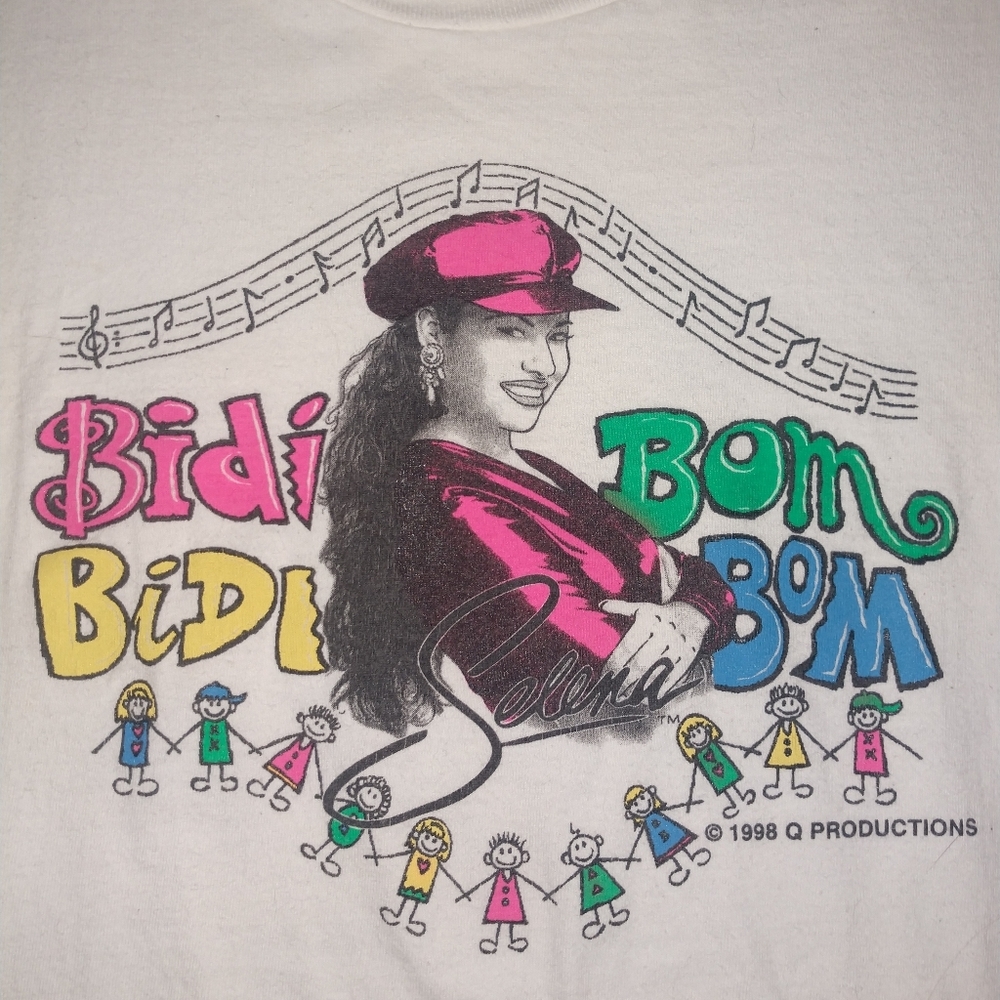 Vintage RARE 1998 Selena Bidi Bidi Bom Bom tee